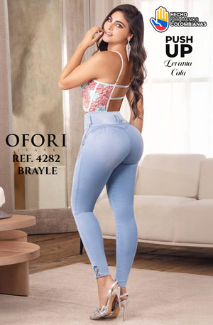 Ref. 8521447 -4282 BRAYLE Jeans Push Up Colombianos - Ropa Colombiana