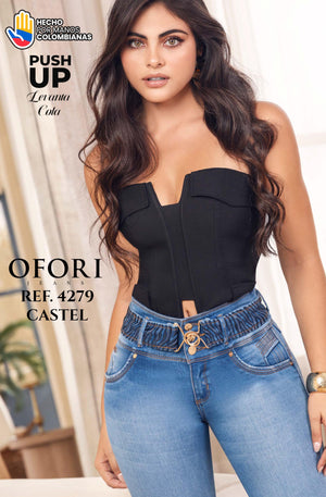 Ref. 8521447 -4279 CASTEL Jeans Push Up Colombianos - Ropa Colombiana