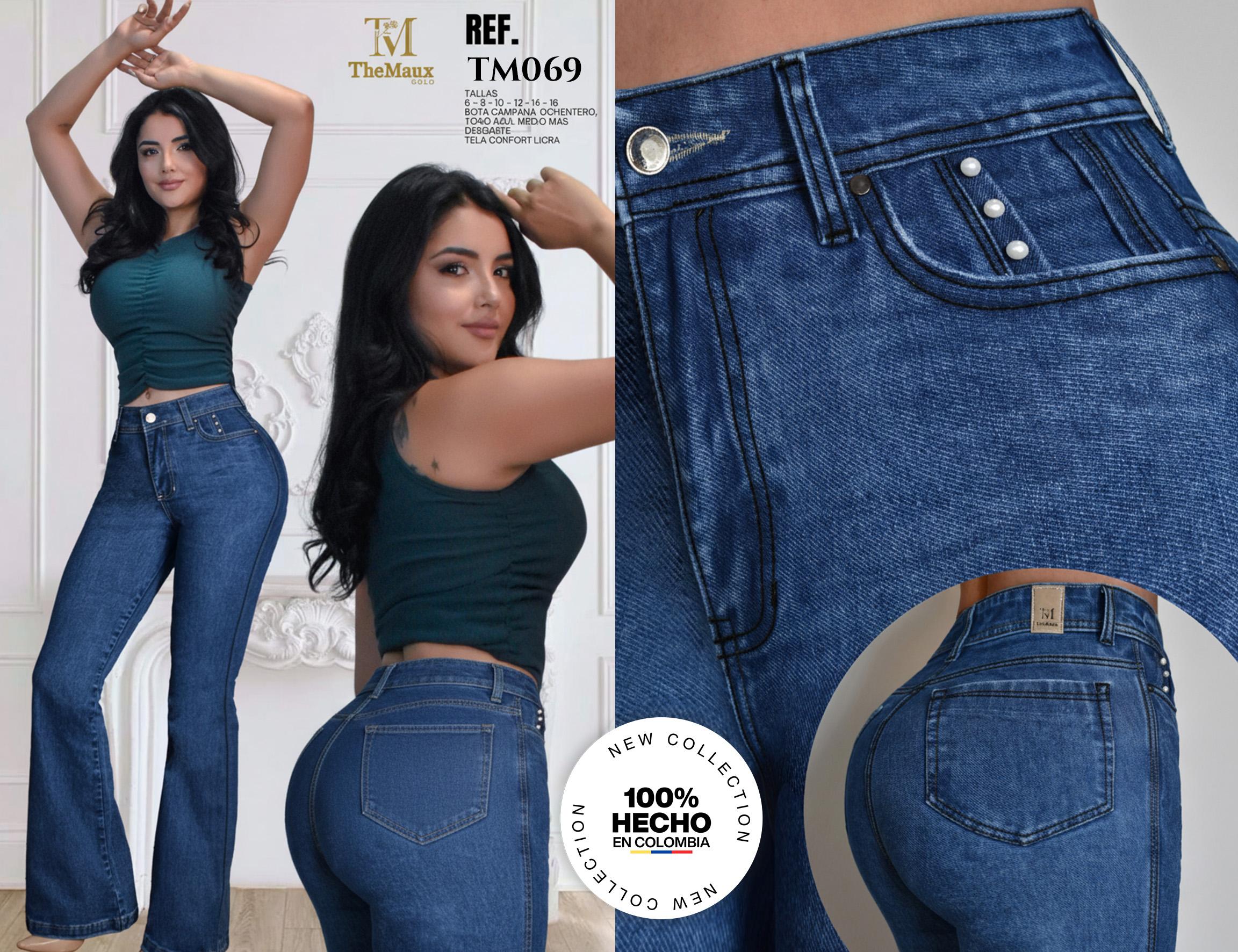 Ref. 066 -TM069 Jeans Push Up Colombianos - Ropa Colombiana