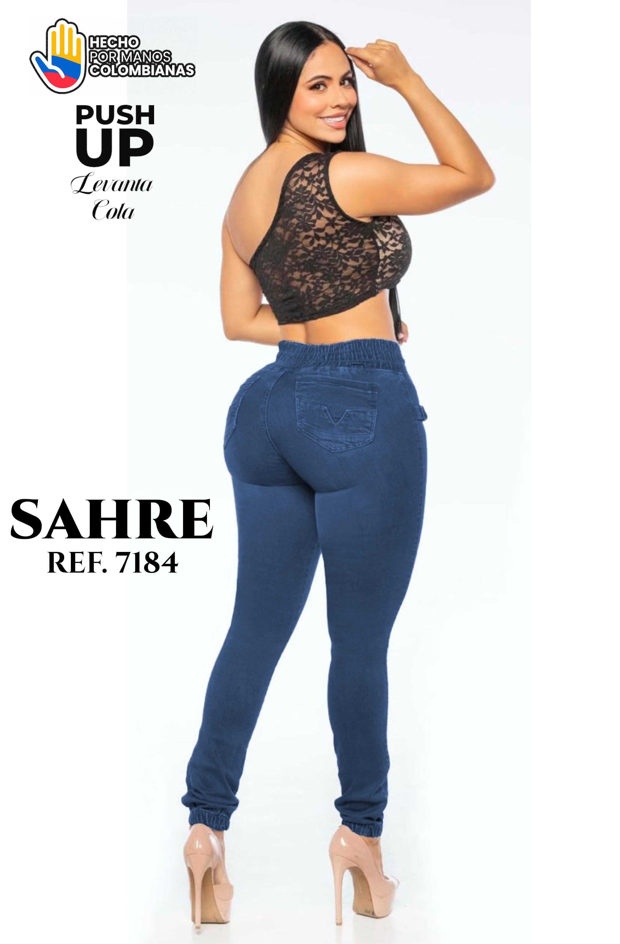Ref. 006 -SH7184 Jeans Colombianos Push Up - Ropa Colombiana