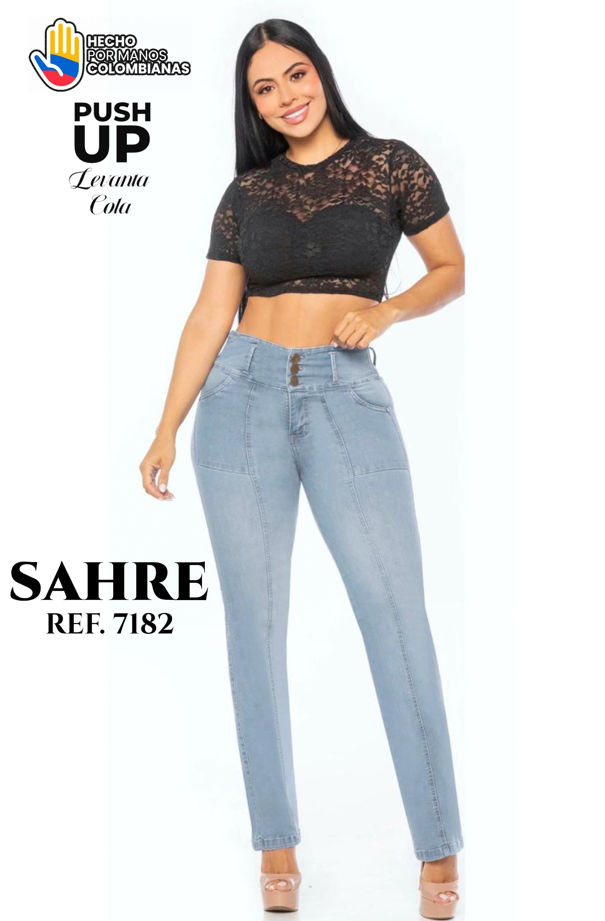 Ref. 006 -SH7182 Jeans Colombianos Push Up - Ropa Colombiana