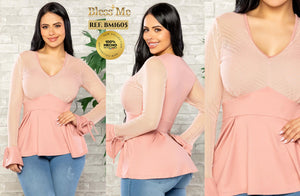 Ref. 058 -BM1605 Blusa colombiana - Ropa Colombiana