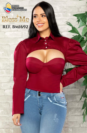 Ref. 058 -BM1692 Blusa colombiana - Ropa Colombiana