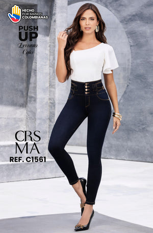 Ref. 070 -C1561 Jeans Push Up Colombiano con Bolsillos - Ropa Colombiana