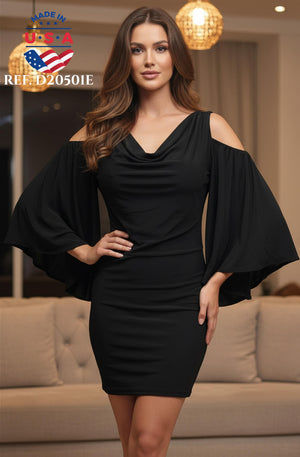 Ref. 003 -D20501E VESTIDO DAMA FIESTA - Ropa Colombiana