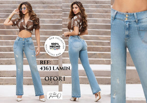 Ref. 8521447 -4363 LAMIN Jean con Bolsillos Push Up Colombiano - Ropa Colombiana