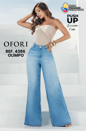 Ref. 8521447 -4386 OLIMPO Jean con Bolsillos Push Up Colombiano - Ropa Colombiana