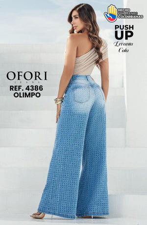 Ref. 8521447 -4386 OLIMPO Jean con Bolsillos Push Up Colombiano - Ropa Colombiana