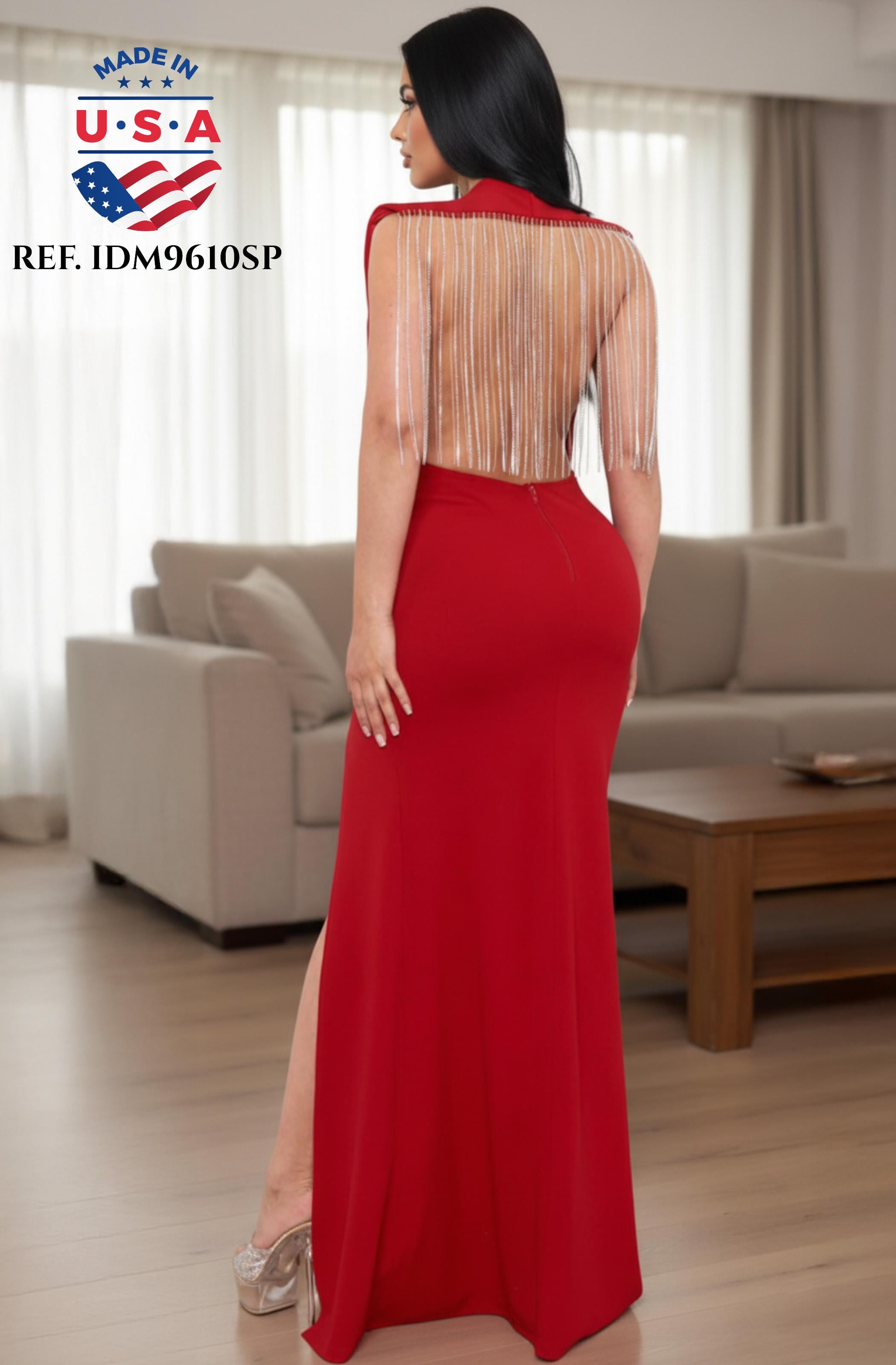 Ref. 003 -IDM9610SP Vestido de Fiesta Largo - Ropa Colombiana