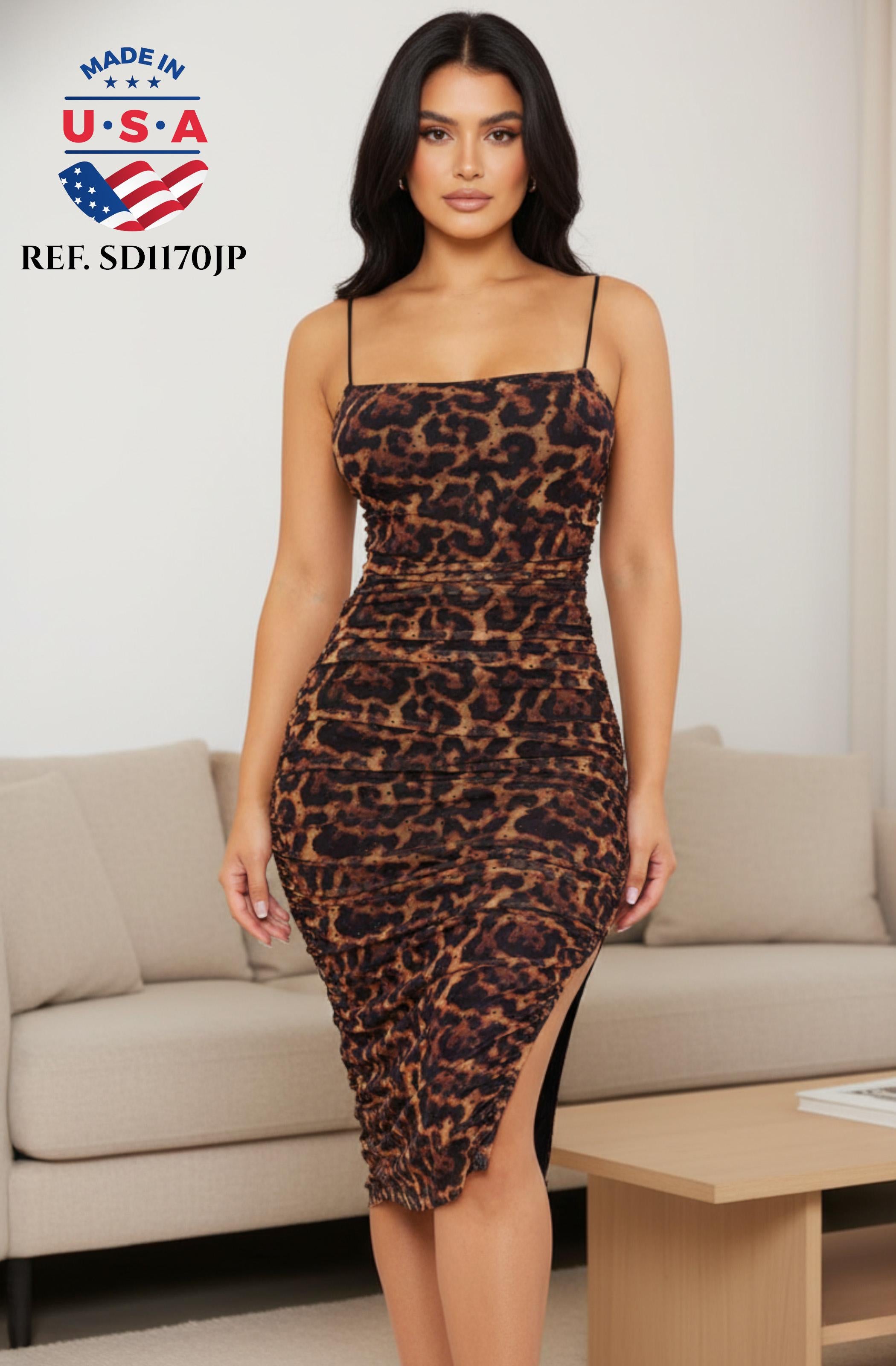 Ref. 003 -SD1170JP Vestido de Fiesta Corto - Ropa Colombiana