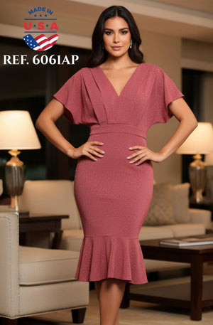 Ref. 003 -6061AP Vestido de fiesta - Ropa Colombiana