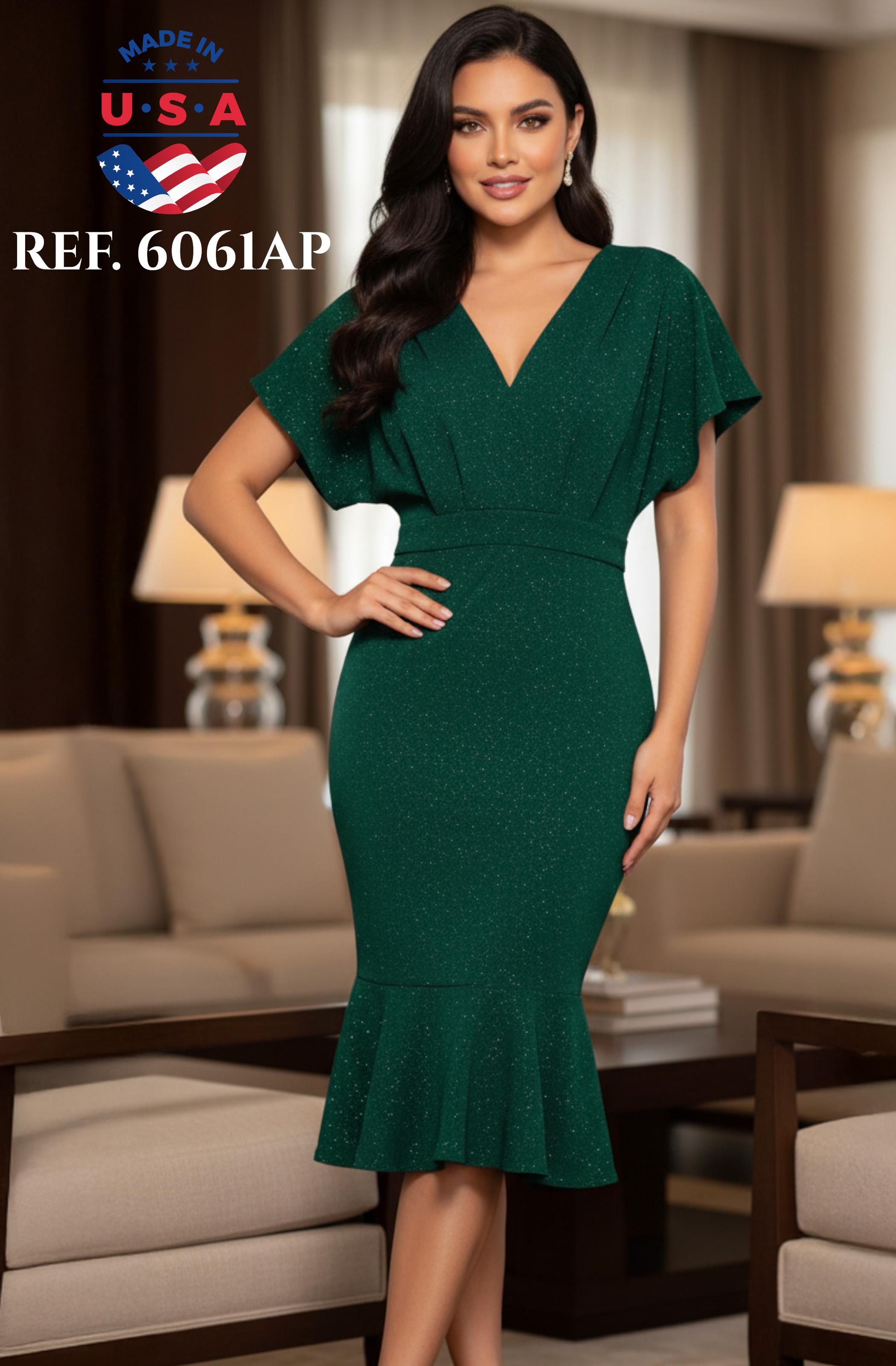Ref. 003 -6061AP Vestido de fiesta - Ropa Colombiana