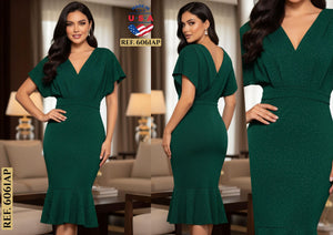 Ref. 003 -6061AP Vestido de fiesta - Ropa Colombiana