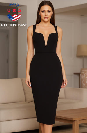 Ref. 003 -ID9054SP Vestido de Fiesta Corto Americano - Ropa Colombiana