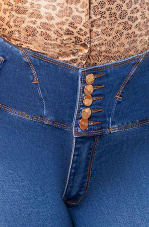 Ref. 8521447 -3131 TRINNA PLUS Jean Colombiano sin Bolsillos Push Up - Ropa Colombiana