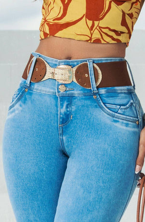 Ref. 8521447 -4427 ARABIA Jean Colombiano sin Bolsillos Push Up - Ropa Colombiana