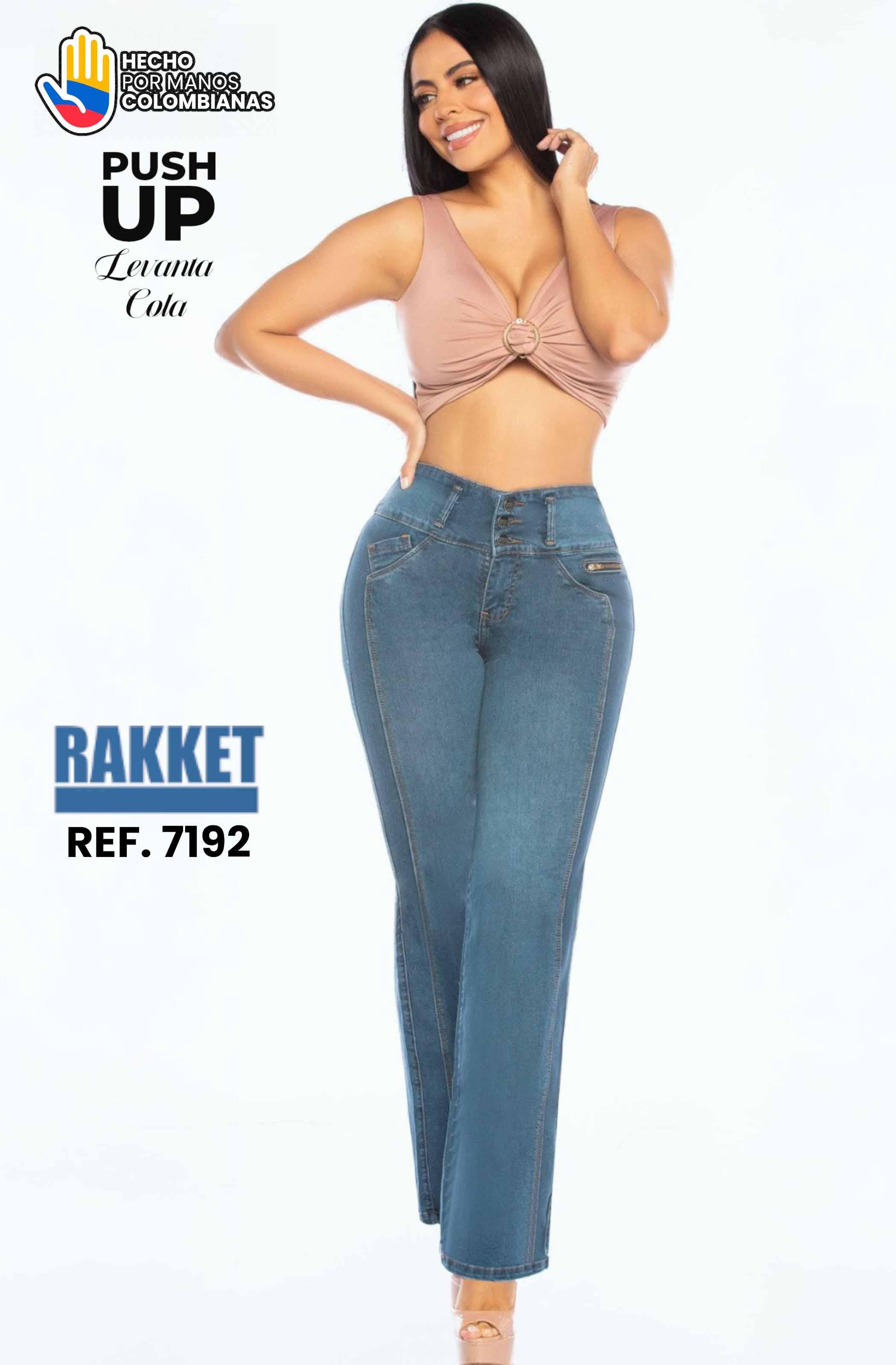 Ref. 006 -7192 Jean con Bolsillos Colombiano Push Up