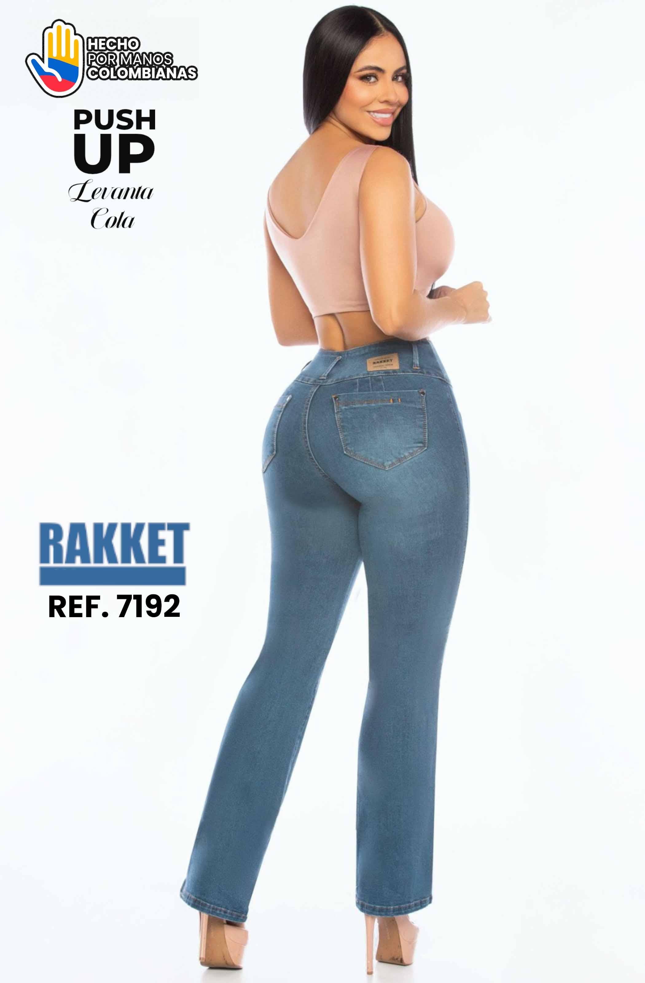 Ref. 006 -7192 Jean con Bolsillos Colombiano Push Up