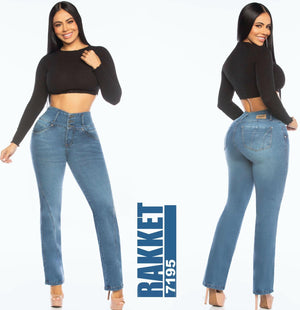 Ref. 006 -7195 Jean con Bolsillos Colombiano Push Up - Ropa Colombiana