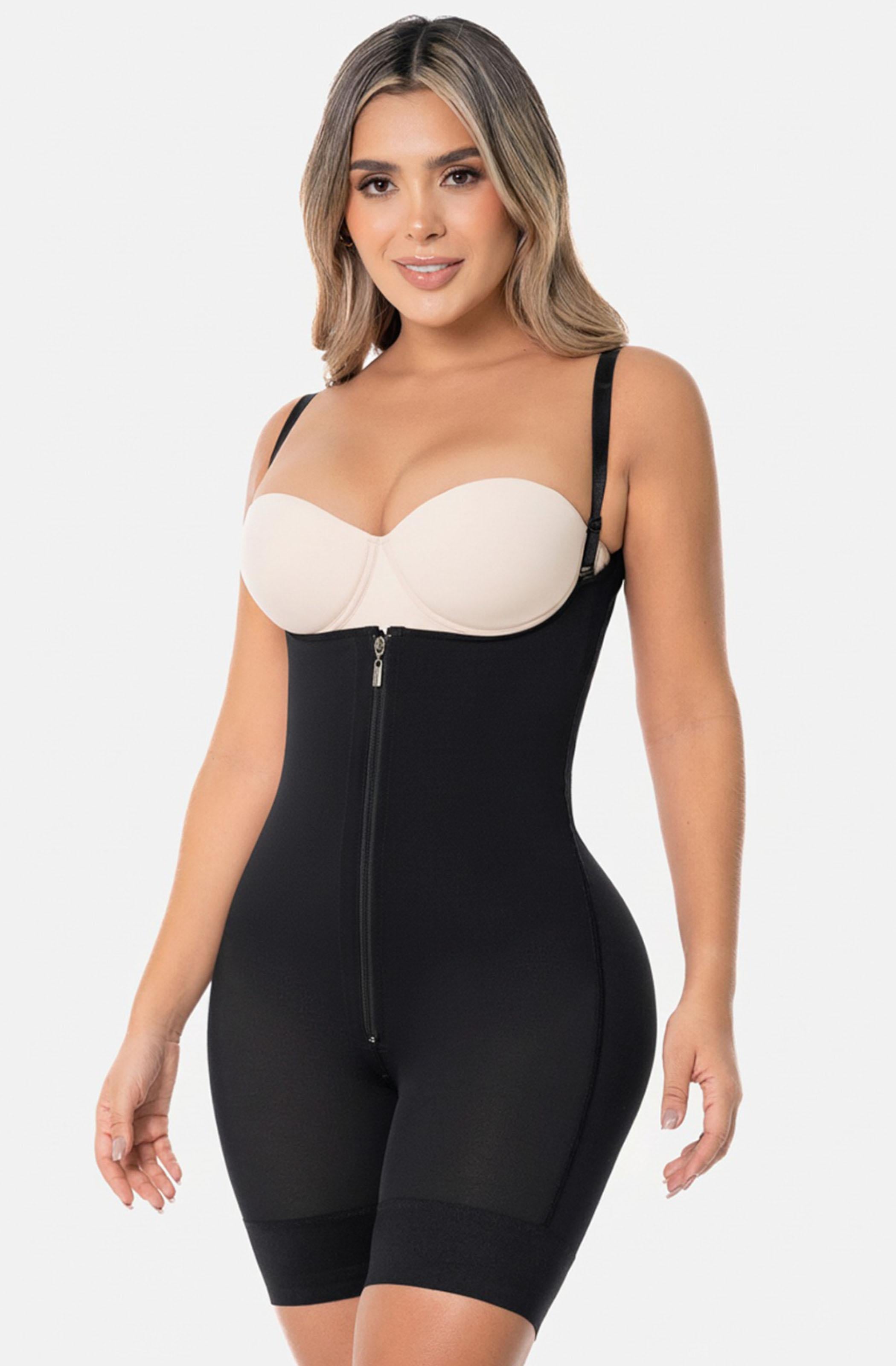 Ref. 019 -FJ006SR Faja medio muslo invisible - Ropa Colombiana
