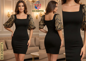 Ref. 003 -D20777A VESTIDO DAMA FIESTA - Ropa Colombiana