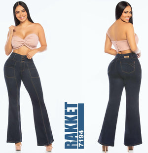 Ref. 006 -7194 Jean con Bolsillos Colombiano Push Up - Ropa Colombiana