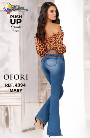 Ref. 8521447 -4394 MARY Jean Colombiano con Bolsillos Push Up - Ropa Colombiana
