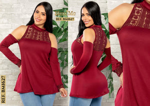 Ref. 058 -BM1627 Blusa colombiana - Ropa Colombiana