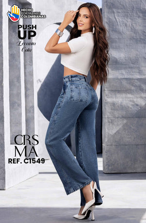 Ref. 070 -C1549 Jean con Bolsillos Colombiano Push Up - Ropa Colombiana