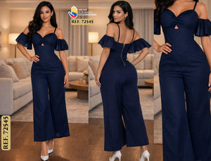 Ref. 016 -72545 Enterizo Largo Colombiano de Moda - Ropa Colombiana