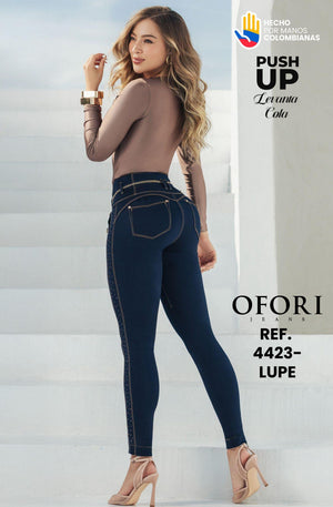 Ref. 8521447 -4423-LUPE Jean con Bolsillos Push Up - Ropa Colombiana