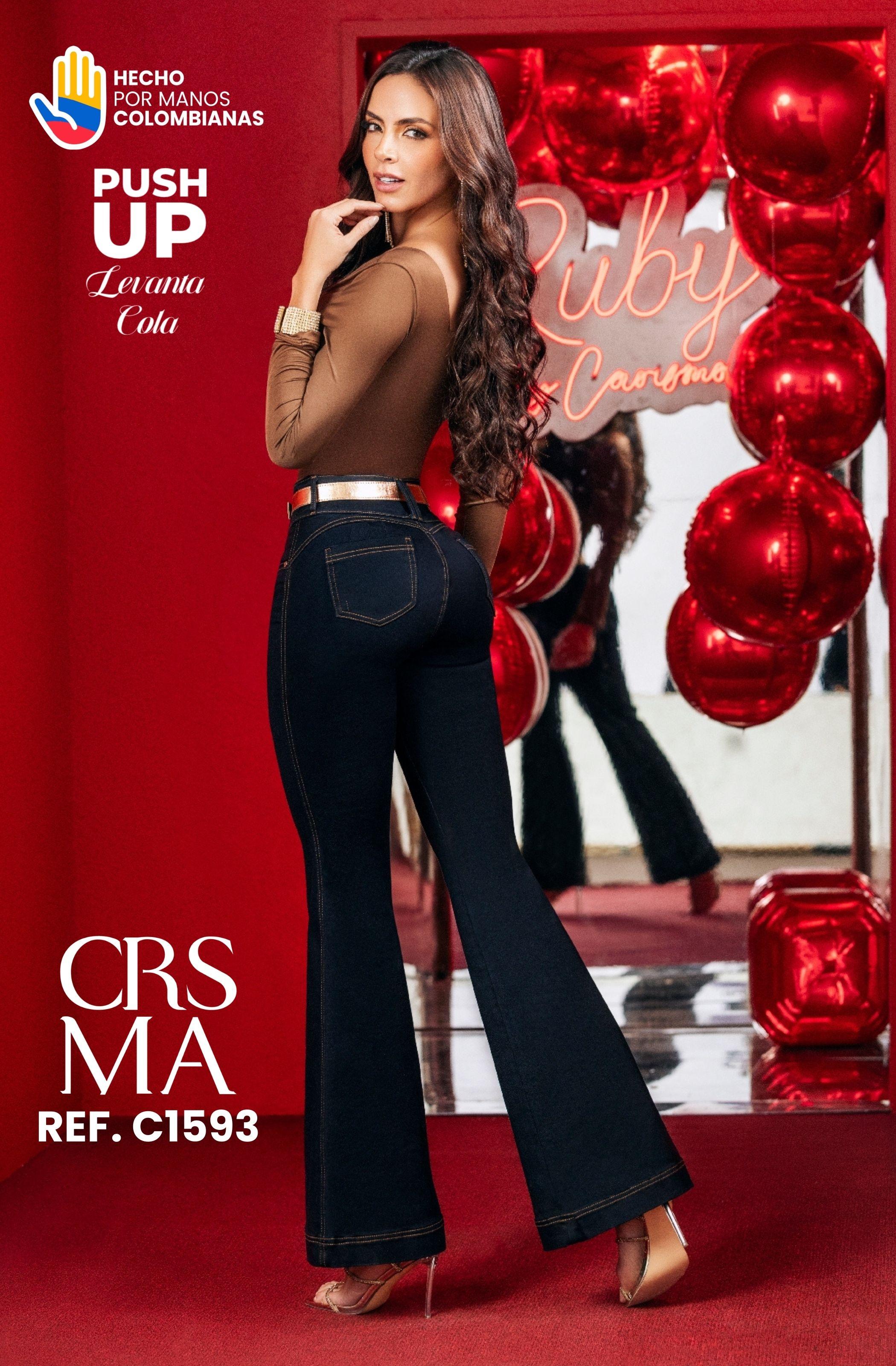 Ref. 070 -C1593 Jeans con Bolsillos Push Up - Ropa Colombiana