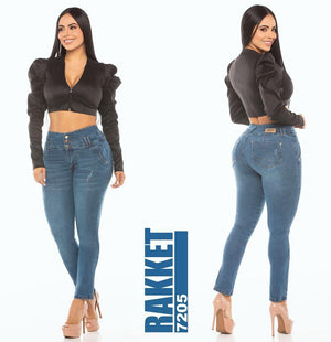 Ref. 006 -7205 Jean Push Up con Bolsillos - Ropa Colombiana