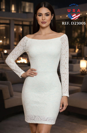 Ref. 003 -D23005 VESTIDO AMERICANO - Ropa Colombiana
