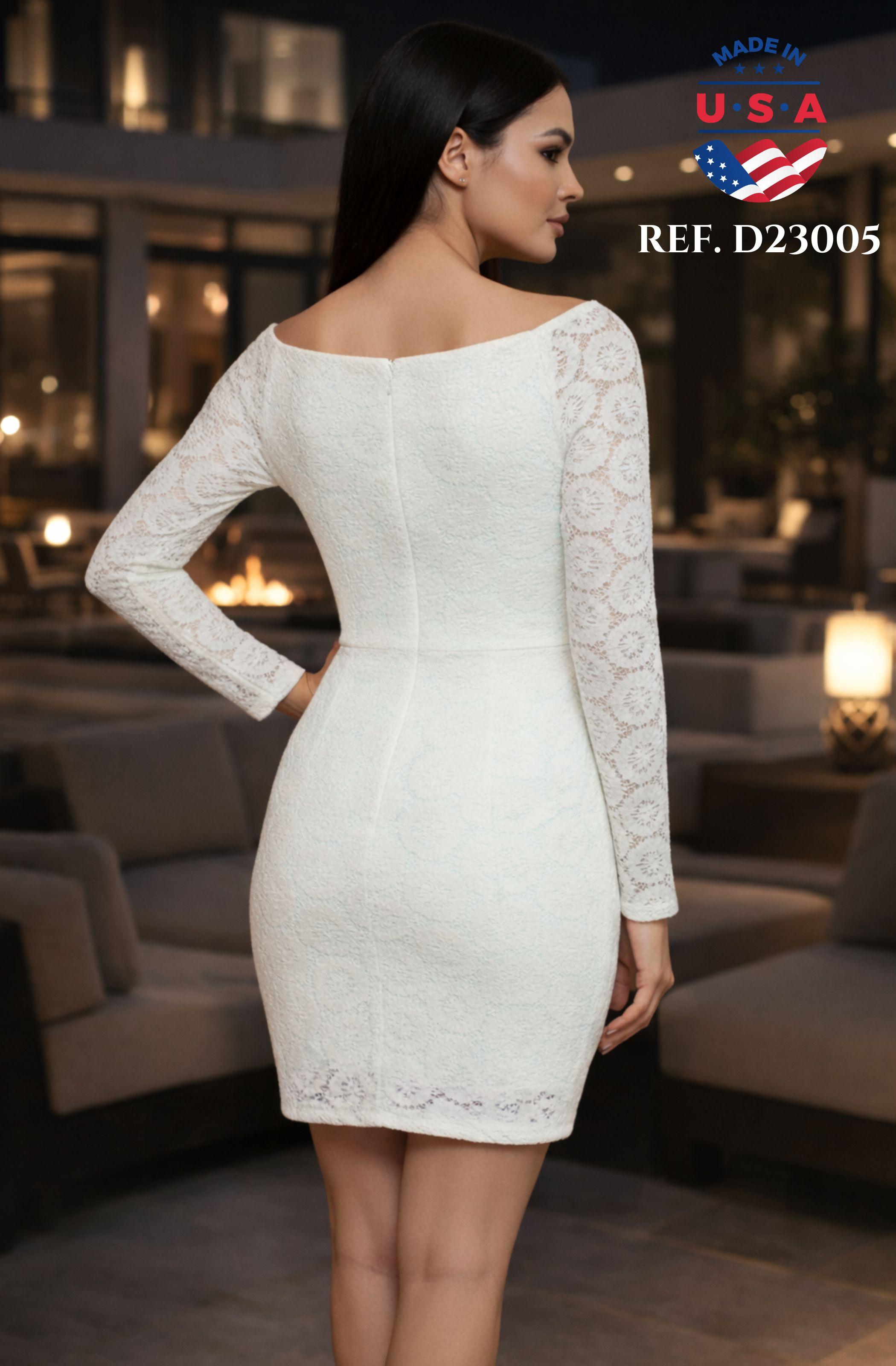 Ref. 003 -D23005 VESTIDO AMERICANO - Ropa Colombiana