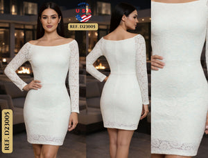 Ref. 003 -D23005 VESTIDO AMERICANO - Ropa Colombiana