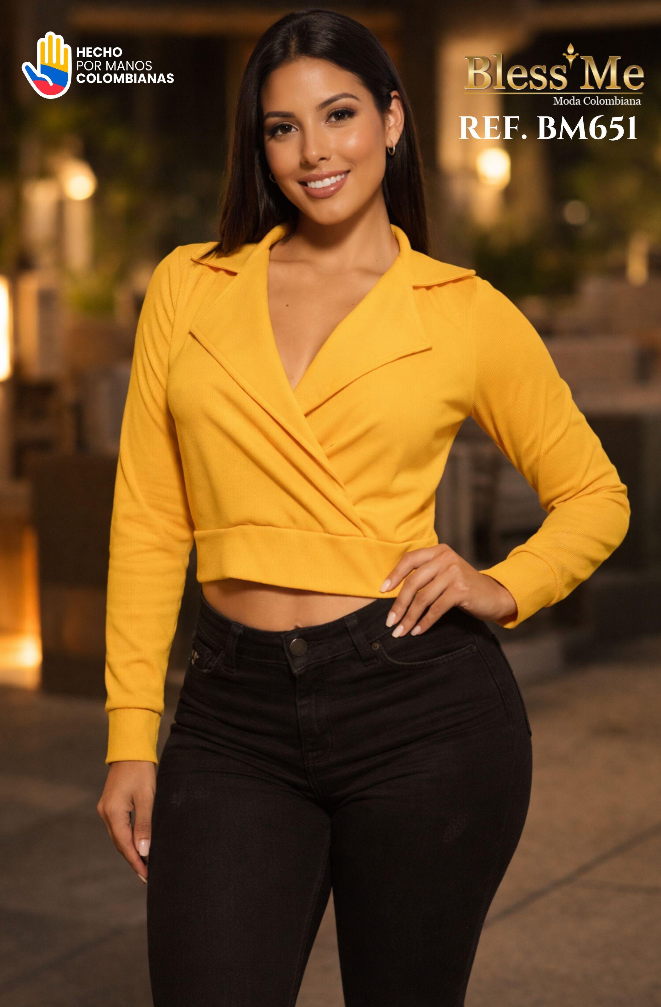 Ref. 071 -BM651 Blusa boutique Bless me - Ropa Colombiana