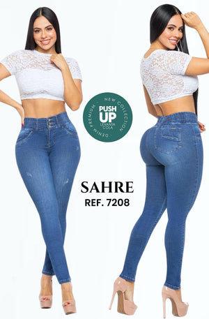 Ref. 006 -7208 Jean con Bolsillos Push Up Colombiano - Ropa Colombiana