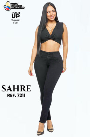 Ref. 006 -7211 Jean sin Bolsillos Push Up Colombiano - Ropa Colombiana