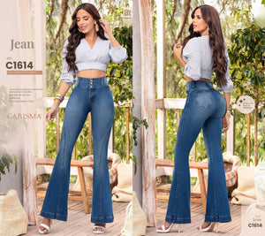 Ref. 070 -C1614 Jean con Bolsillos Push Up Colombiano - Ropa Colombiana