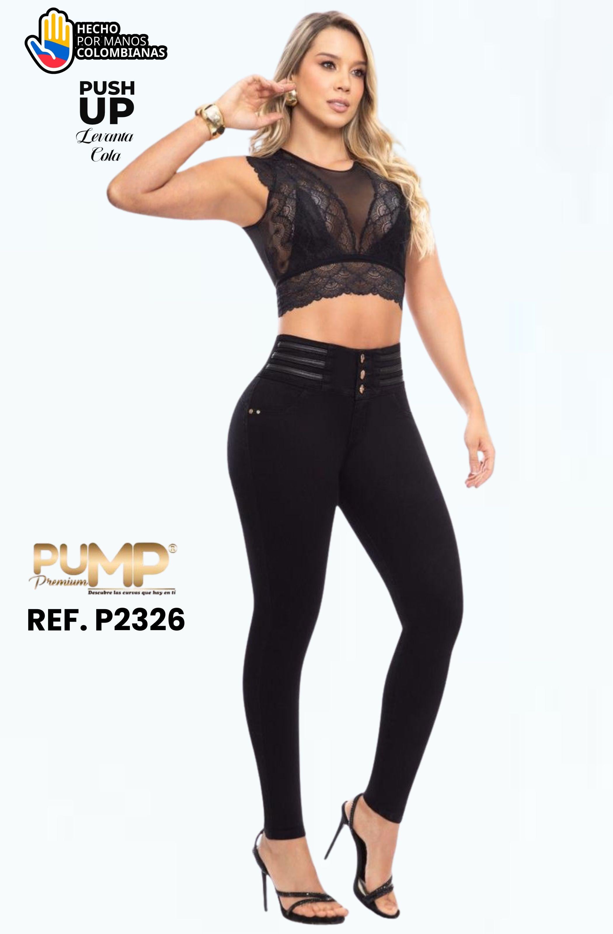 Ref. 063 -P2326 Jean con Bolsillos Push Up Colombiano - Ropa Colombiana