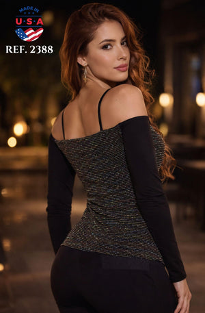 Ref. 003 -2388 Blusa sexy - Ropa Colombiana