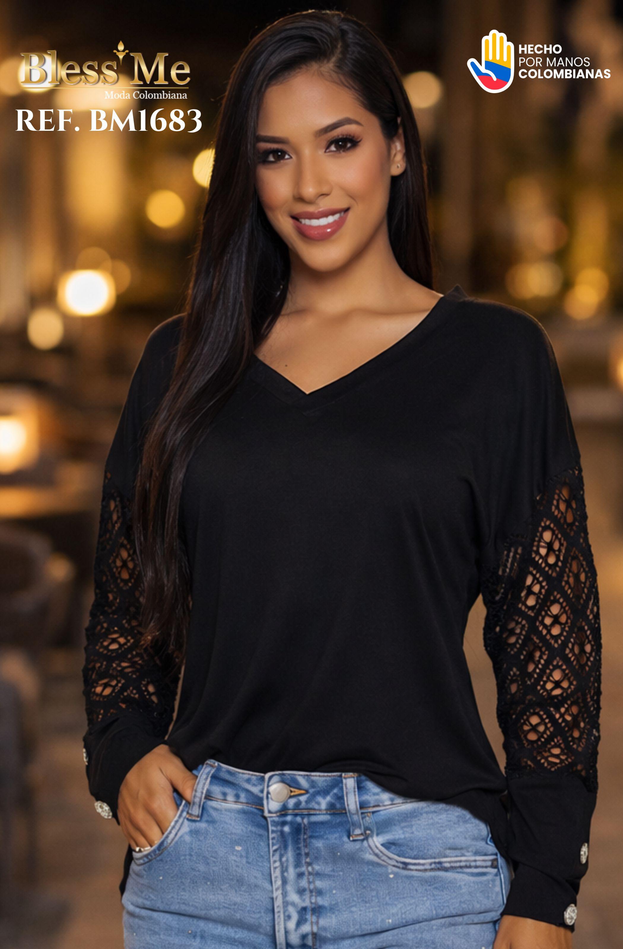 Ref. 058 -BM1683 Blusa Colombiana - Ropa Colombiana