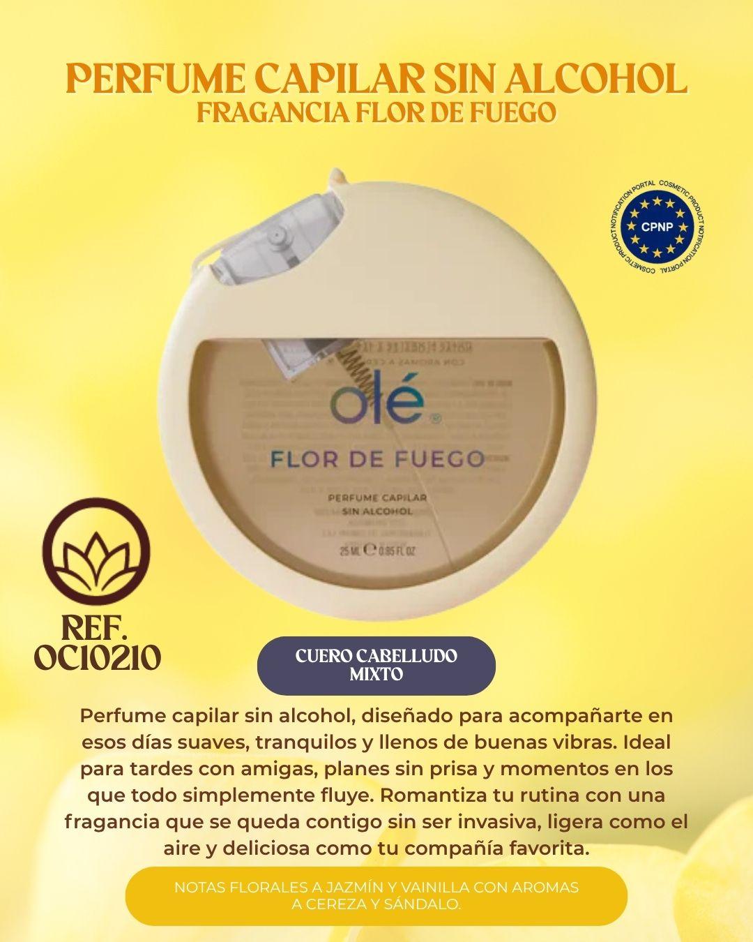 Ref. 088 -OC10210 Perfume capilar sin alcohol Fragancia Flor de Fuego - Ropa Colombiana