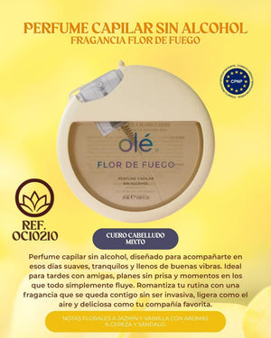 Ref. 088 -OC10210 Perfume capilar sin alcohol Fragancia Flor de Fuego - Ropa Colombiana