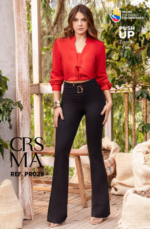 Ref. 070 -PR029 Pantalón para dama Push Up Colombiano - Ropa Colombiana