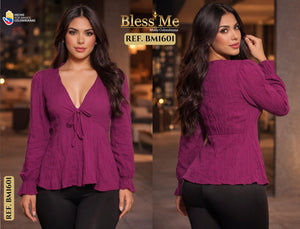 Ref. 058 -BM1601 Blusa colombiana - Ropa Colombiana