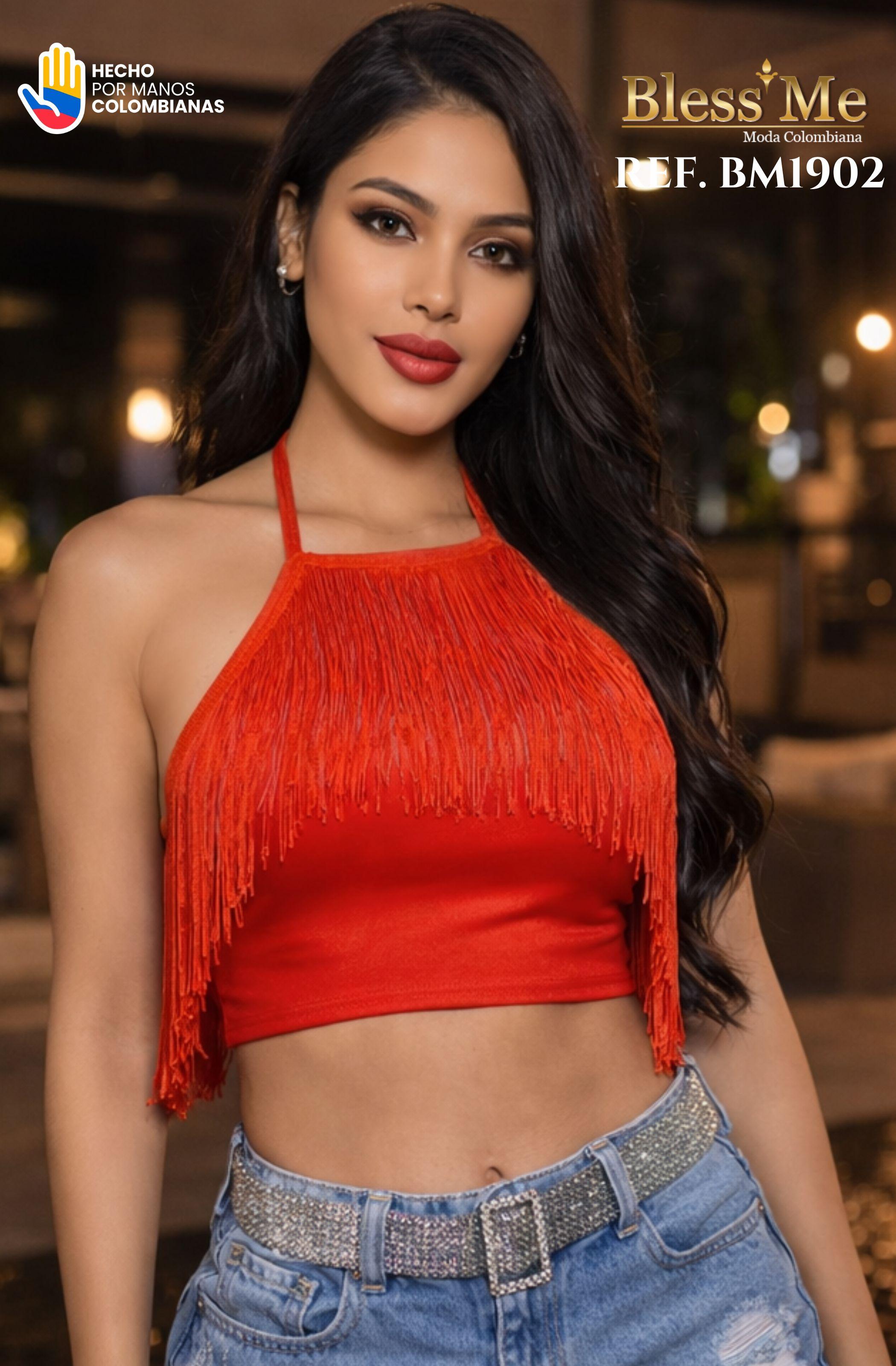 Ref. 030 -BM1902 Blusa Manga Corta - Ropa Colombiana