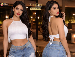 Ref. 030 -BM1903 Blusa Manga Corta - Ropa Colombiana