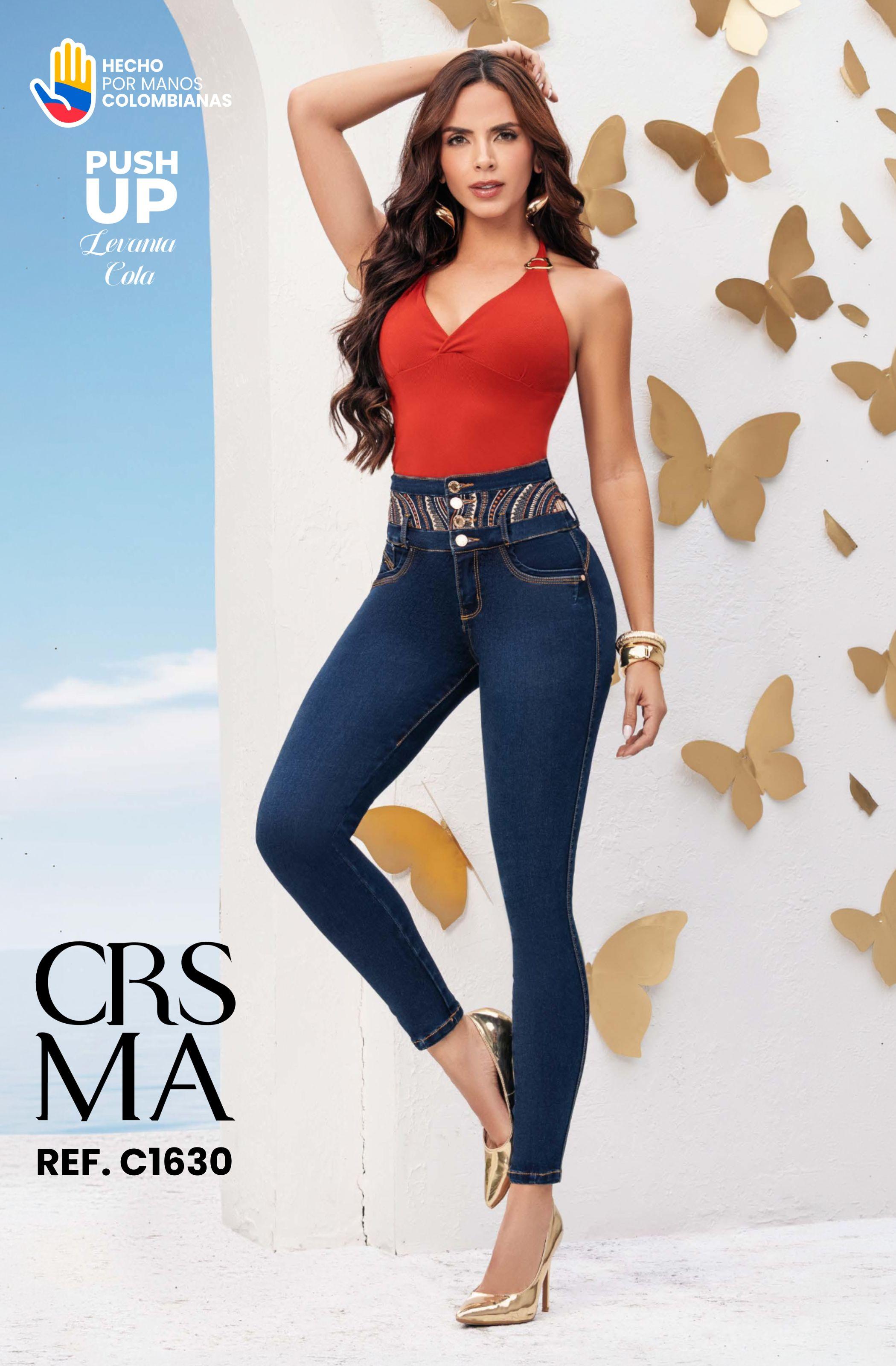 070 -C1630 Jean sin Bolsillos Push Up
